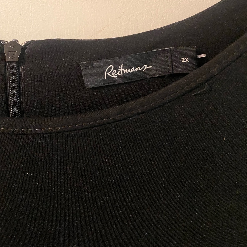 Reitmans Classic Black Long Sleeve Dress - Picture 3 of 3